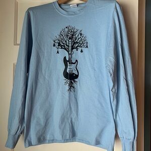 New mens guitar tee